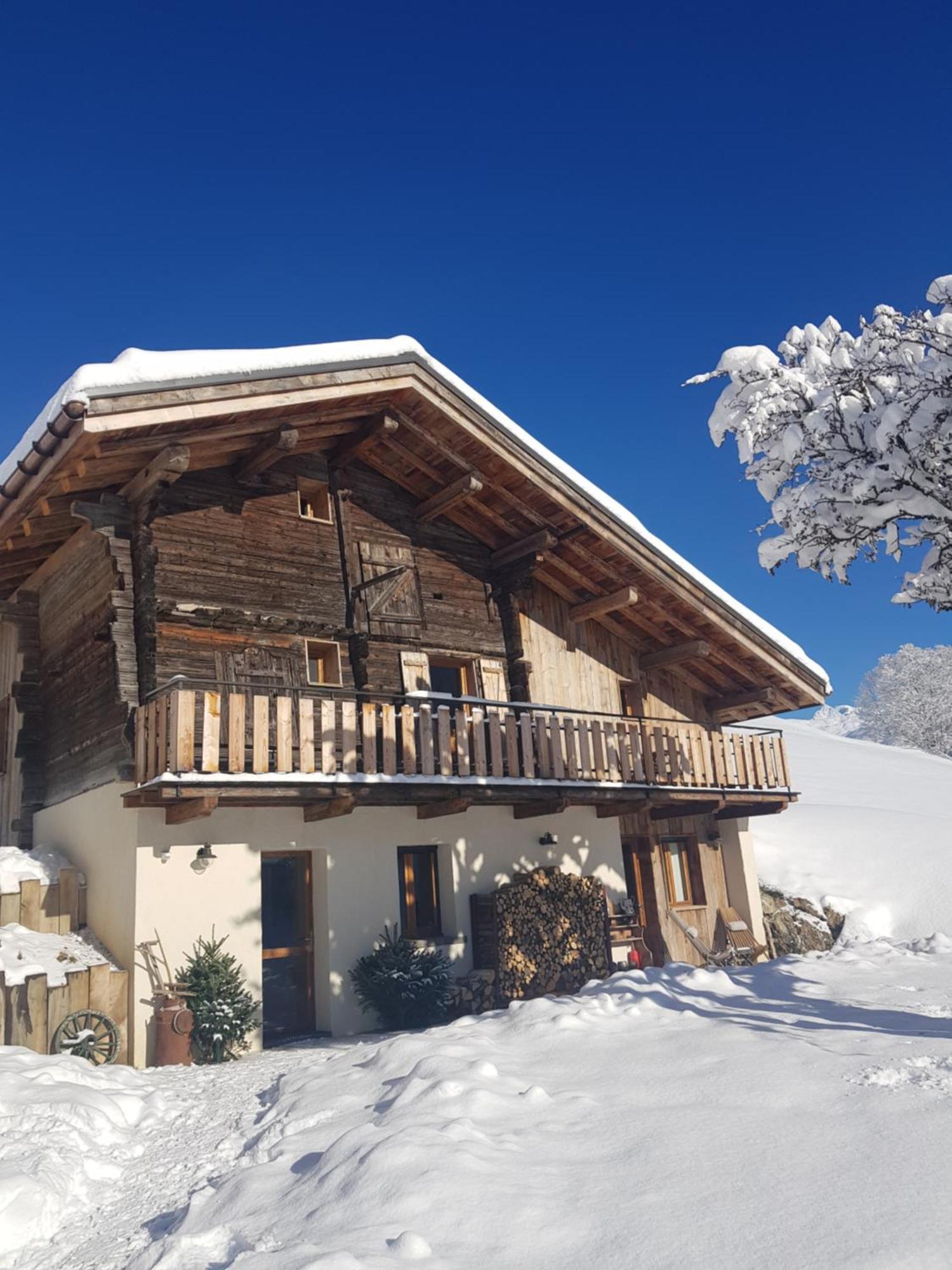 Aux Fermes De La Croix, Maison D'Hotes, Spa Hauteluce Exterior foto
